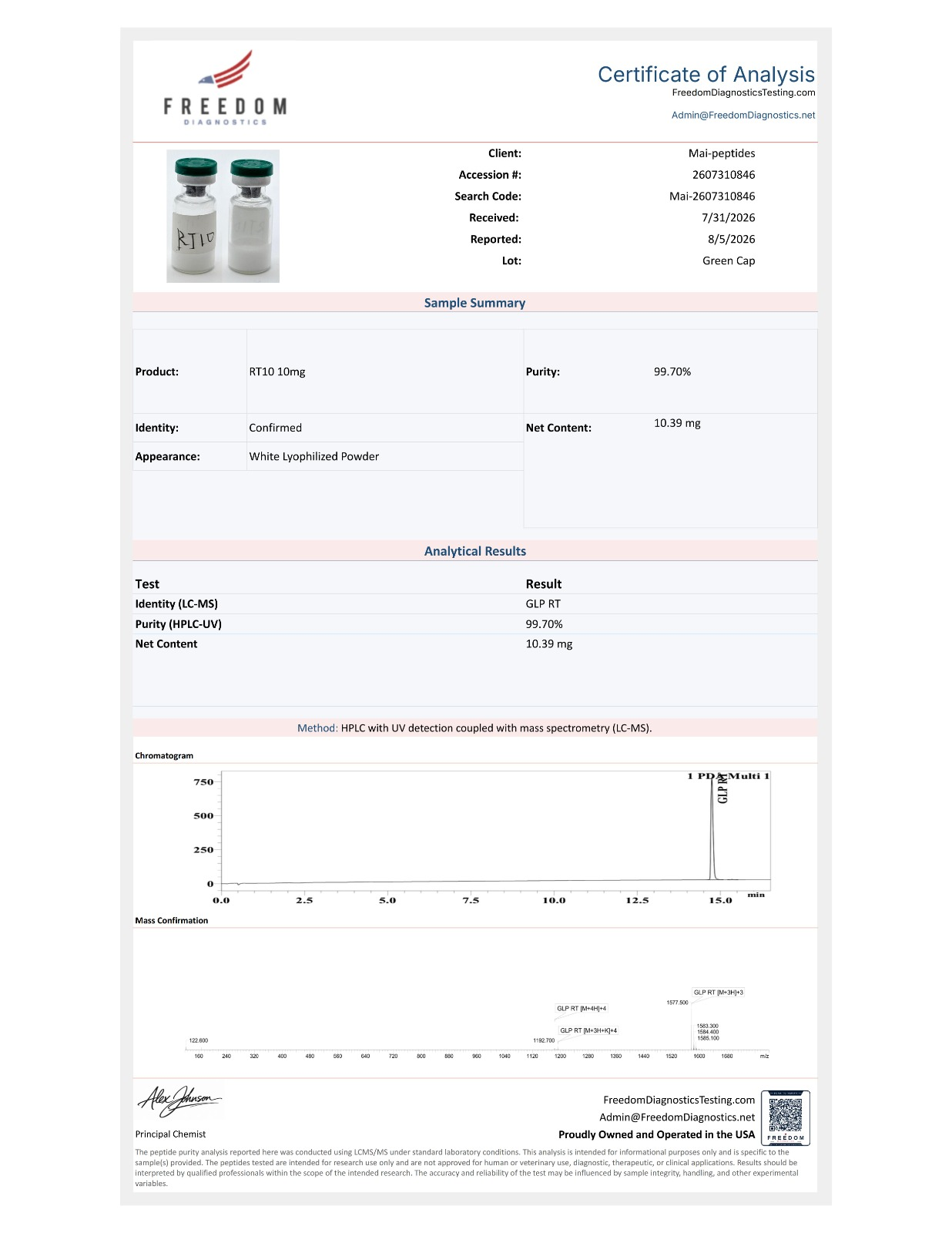 Independent test report 10