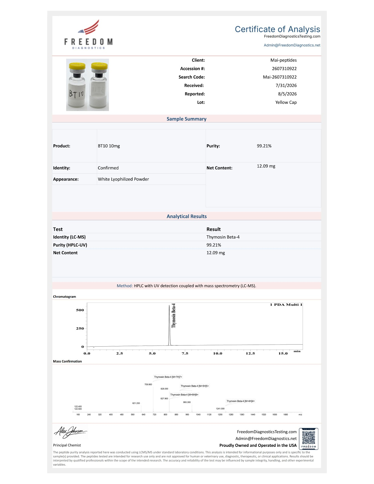 Independent test report 13