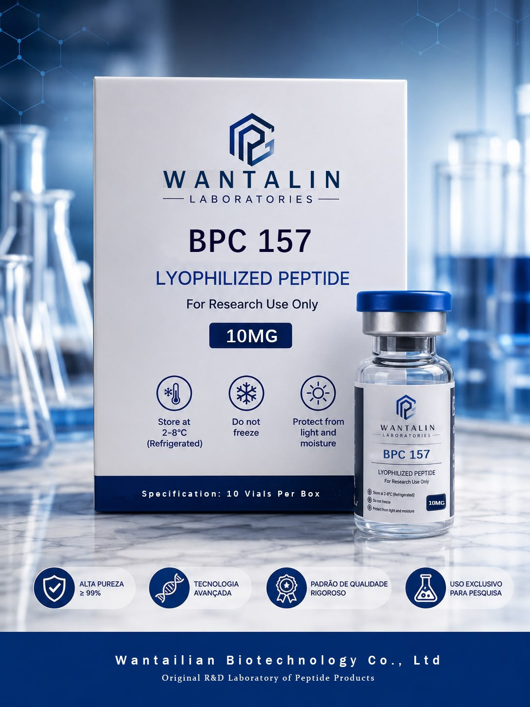 Wantalin BPC-157 research material