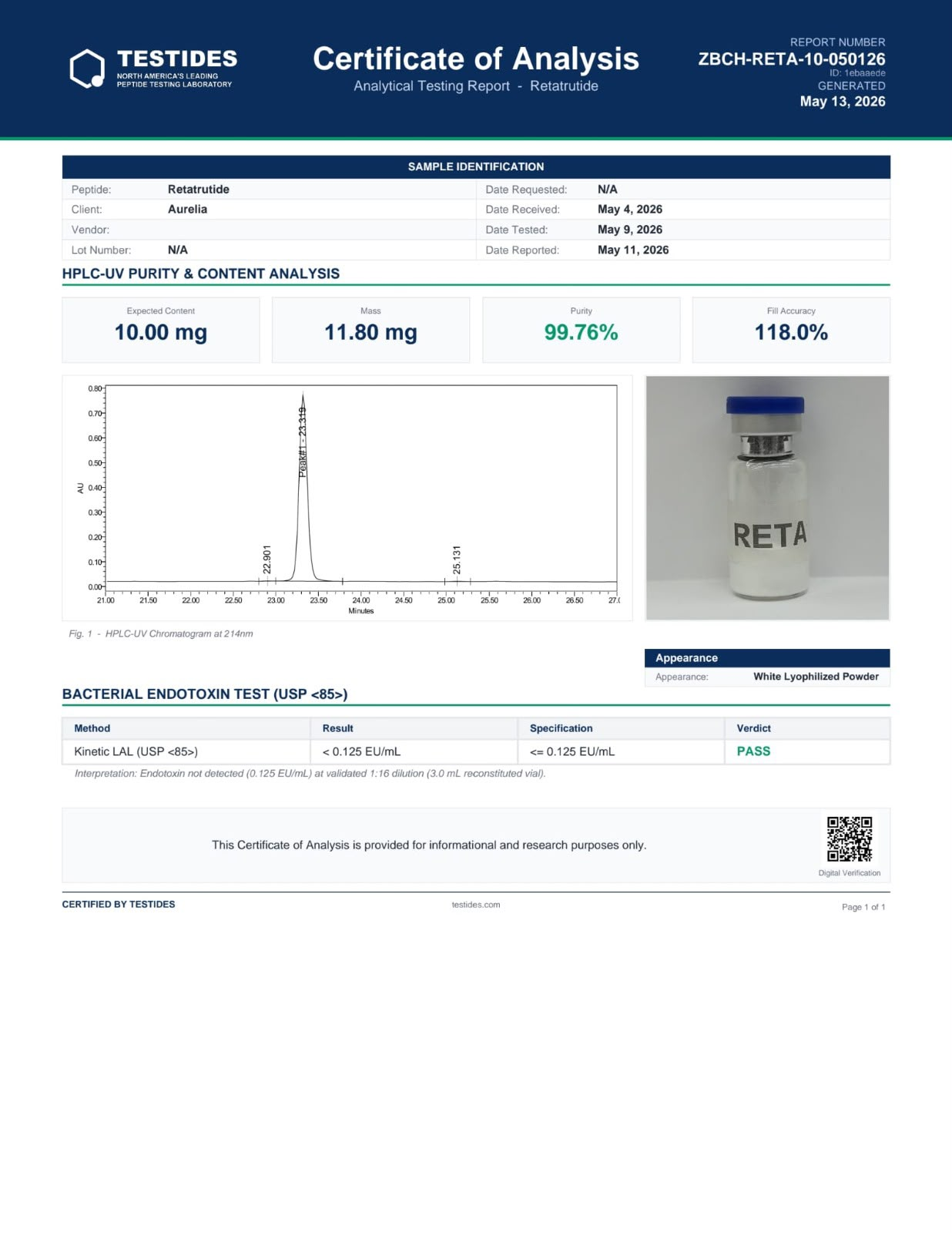 Independent test report 07